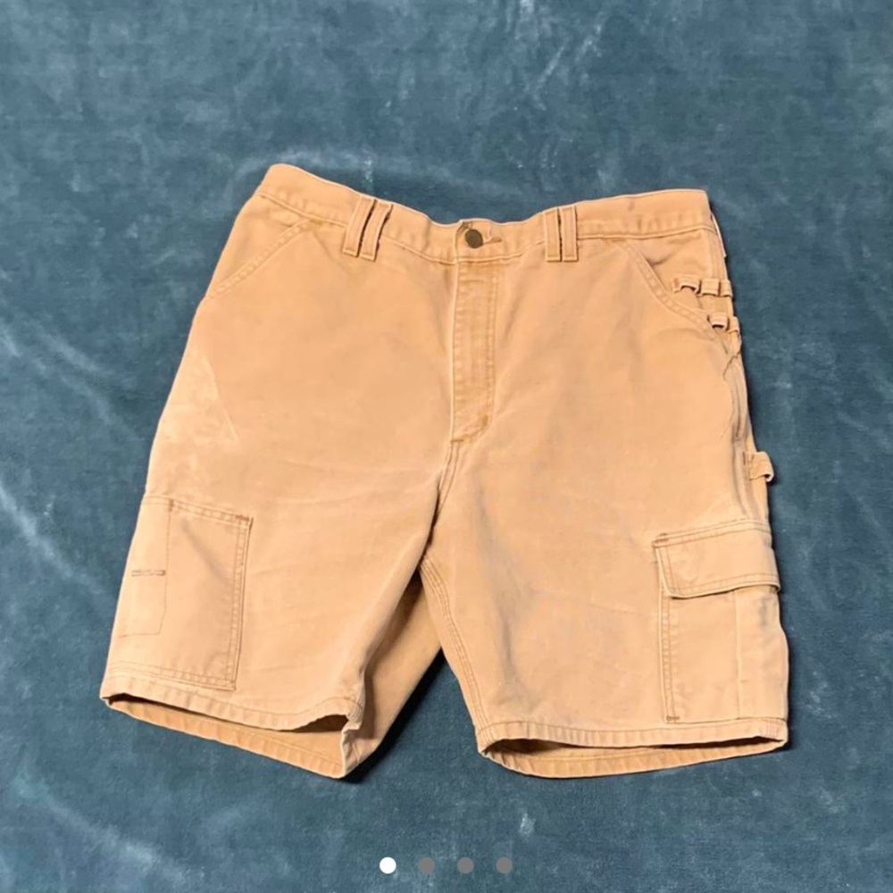 ❤️‍🔥 Preloved Vintage Washed Carhartt Tan Dungarees ❤️‍🔥